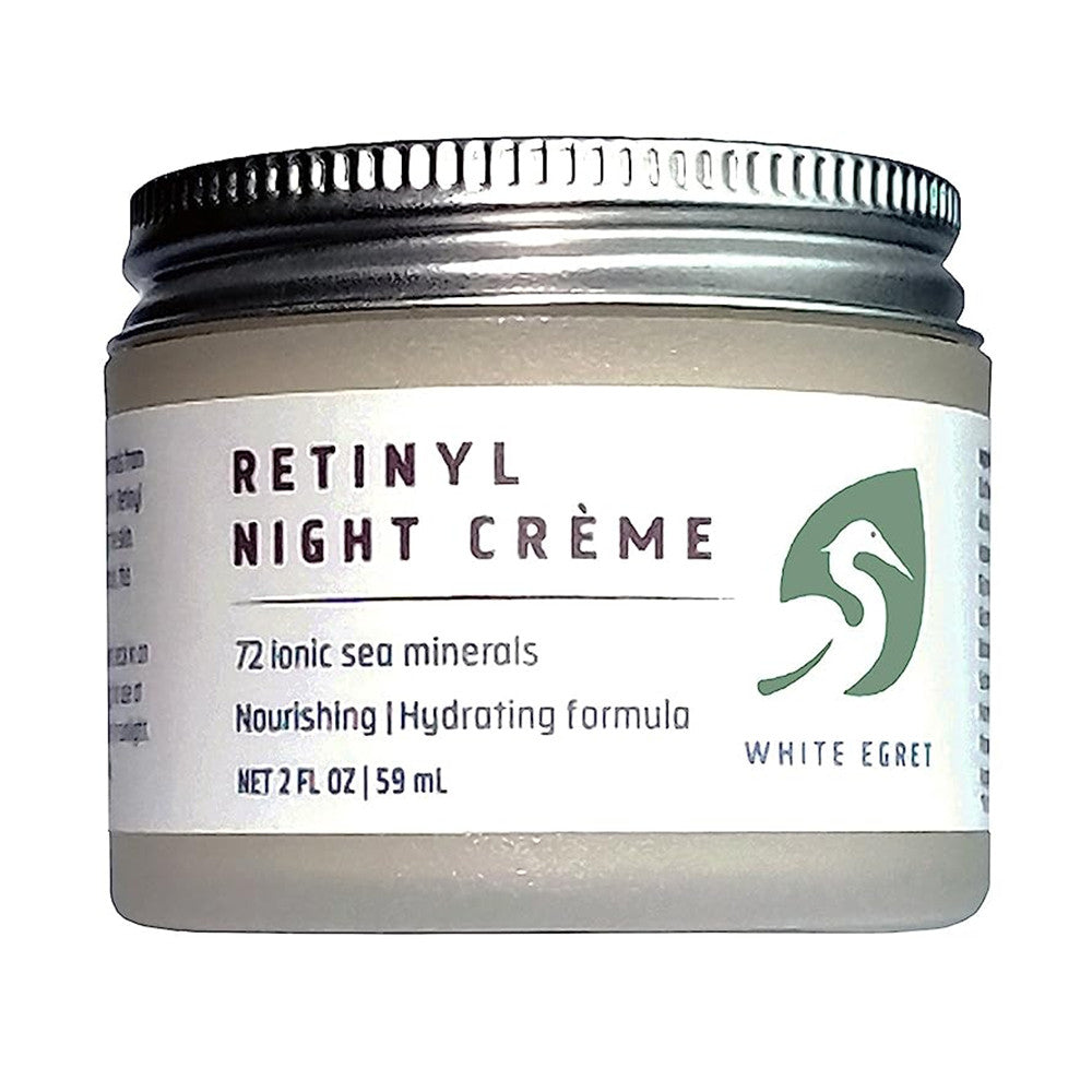 White Egret Night Crme, Hydrating Retinol, 2 Oz